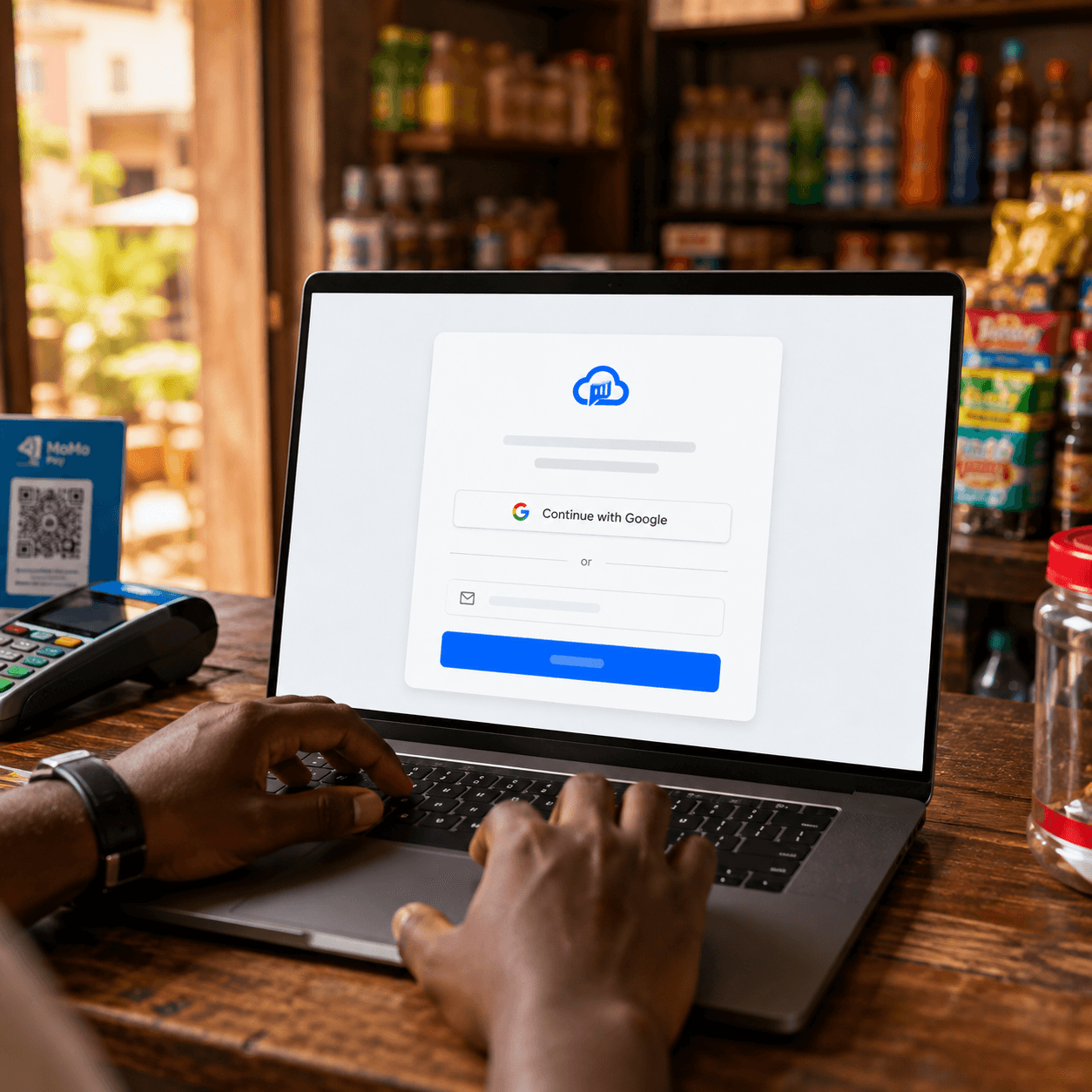 Creating an Ordaro account with Google or email